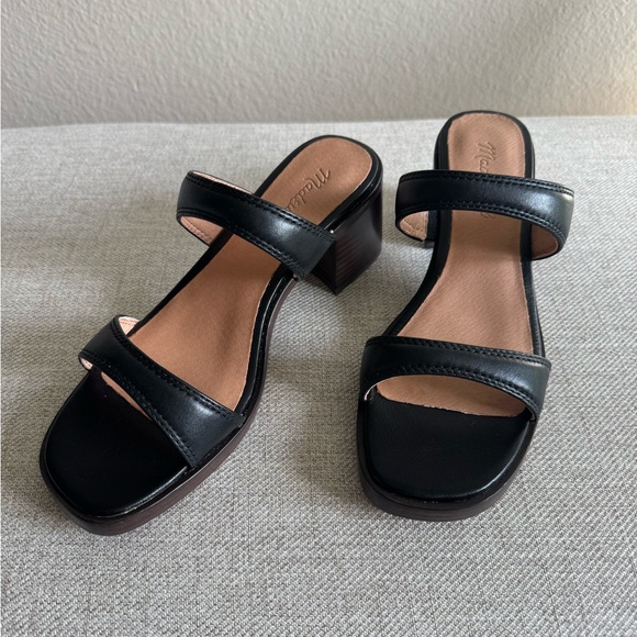 Madewell Shoes - Madewell Black Leather Sandals